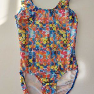 Lot of Two Mondor Athletic Bodysuits Size W Small (Gymnastics, Dance) Multicolor